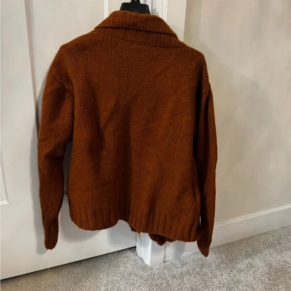Rust Brown Women's Sweater - Picture 3 of 4